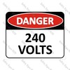 CYO|DA10 - 240 Volts Sign