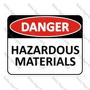 CYO|DA14 - Hazardous Substances Sign