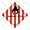 CYO|DG4.1 - Flammable Solid Dangerous Goods Sign