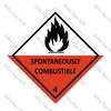 CYO|DG4.2 - Spontaneously Combustible Sign