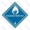 CYO|DG4.3 - Dangerous When Wet Dangerous Goods Sign