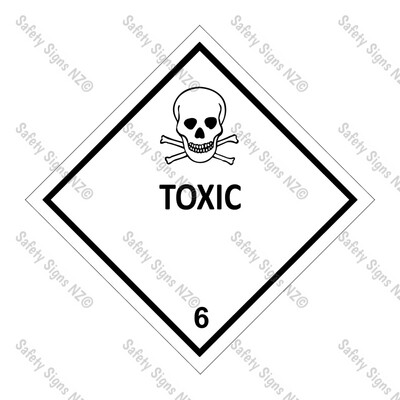 CYO|DG6.1 - Toxic Substance Dangerous Goods Sign