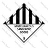 CYO|DG9 - Miscellaneous Dangerous Goods Sign