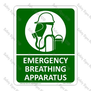 CYO|FFE20 – Emergency Breathing Apparatus Sign
