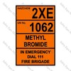 CYO|HZ07 - 2XE 1062 Methyl Bromide Sign