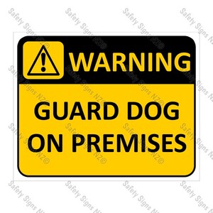 CYO|WA06 Guard Dog on Premises