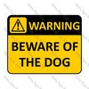 CYO|WA07 Beware of the Dog Sign