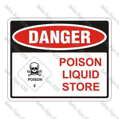 CYO|DA13 – Poison Liquid Store Sign