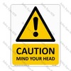 WA95 – Caution Mind Your Head Sign