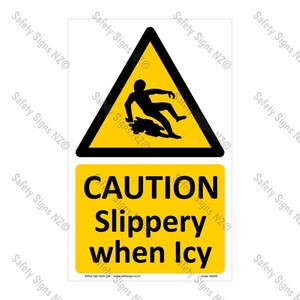 CYO|WG94 – Slippery When Icy Sign