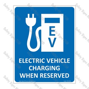 CYO|EV02 - Electric Vehicle Charging Sign