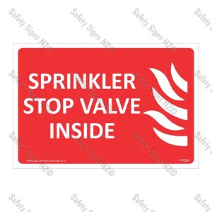 CYO|FFE08A - Sprinkler Control Valve Inside Label