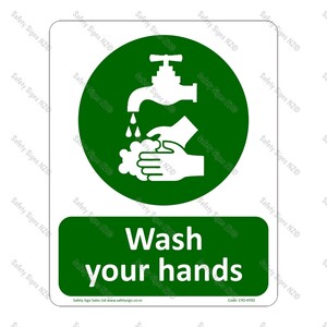 CYO|HY02 Wash Your Hands Sign