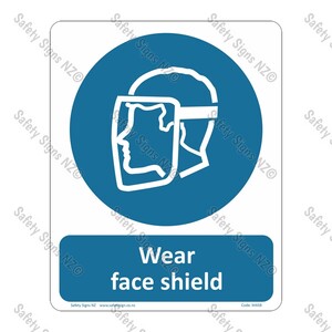 CYO|MA58 – Wear Face Shield Sign