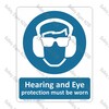 CYO|MA68 – Hearing & Eye Protection Must be Worn Sign