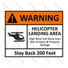 CYO|HS01 - Helicopter Safety Sign